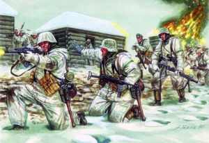 WWII German Infantry in Winter