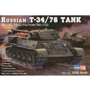 Model plastikowy T-34/73 Mm.19 42 Factory 112