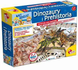 Geopuzzle dinozaury Mały Geniusz