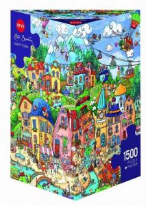 Puzzle Szczęśliwe miasto 1500 elementów