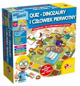 Mały Geniusz, Quiz - Dinozaury i czlowiek pierwotny