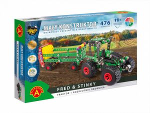 Zestaw konstrukcyjny Mały Konstruktor Maszyn Rolnych - Fred & Stinky