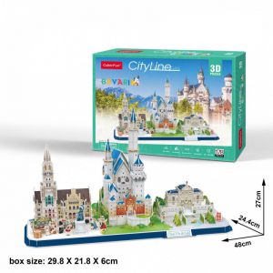 Puzzle 3D City Line Bawaria