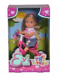 Lalka Evi Love  na trójkołowym rowerku