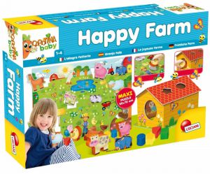Układanka Carotina Baby Puzzle Szczęśliwa farma