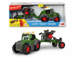 Traktor Happy Fendt i przetrząsacz, 30 cm