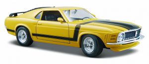 Model kompozytowy Ford Mustang Boss 302 1970 zółty 1/24