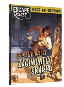 Książka Gra Escape Quest Poszukiwacze zaginionego skarbu