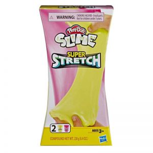 Masa plastyczna PlayDoh Super Stretch 2pak Żółta i czerwona