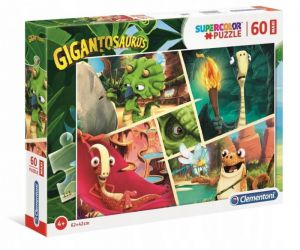 Puzzle 60 elementów Maxi Gigantosaurus
