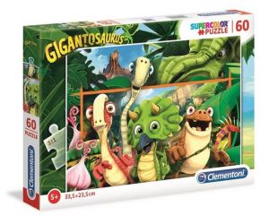 Puzzle 60 elementów Super Kolor Gigantosaurus