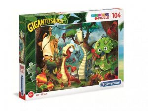 Puzzle 104 elementy Super Kolor Gigantosaurus