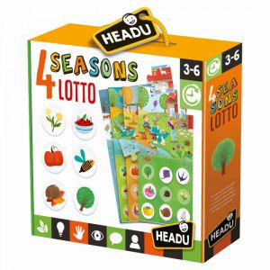 Puzzle HEADU Gra Lotto 4 pory roku