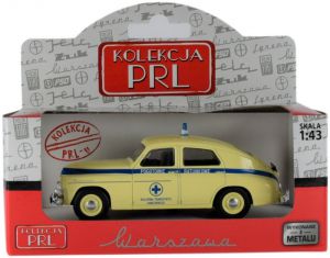 Pojazd PRL Warszawa Karetka