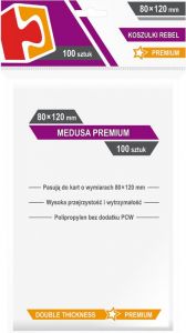 Koszulki 80x120mm Medusa Premium 100 sztuk