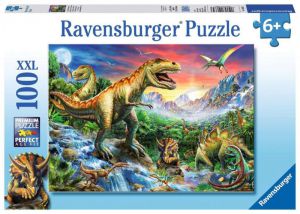 Puzzle 100 elementów Dinozaury 2