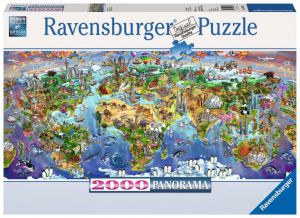 Puzzle 2000 elementów Cuda świata Panorama