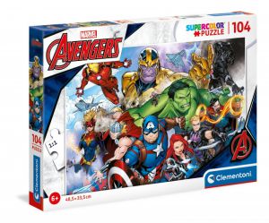 Puzzle 104 elementy Avengers
