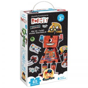 Puzzle kreatywne - Roboty