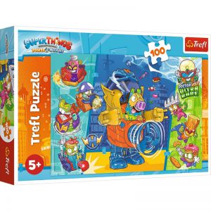 Puzzle 100 elementów Super siła Super Zings