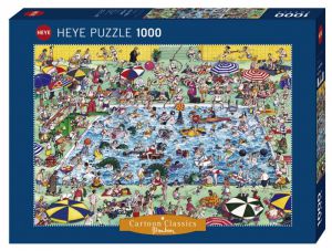 Puzzle 1000 elementów Zabawa na basenie
