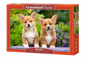 Puzzle 1000 elementów Szczeniaki Corgi psy