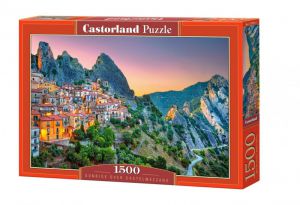 Puzzle 1500 elementów Sunrise over Castelmezzano
