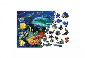 Puzzle drewniane 3D Podwodny świat Underwater adventures M