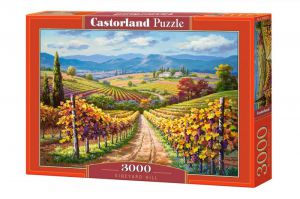 Puzzle 3000 elementów - Vineyard  Hill Winnica