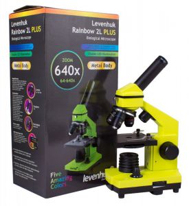 Mikroskop Rainbow 2L plus limonkowy