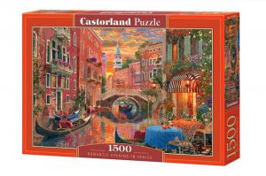 Puzzle 1500 elementów Romantyczny wieczór w Wenecji