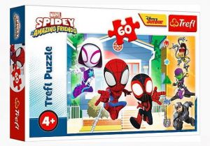 Puzzle 60 elementów W świecie Spideya Spiderman