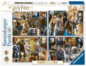 Puzzle 4x100 elementów Harry Potter