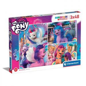 Puzzle 3x48 elementów My Little Pony