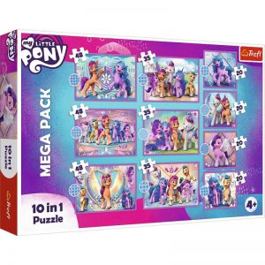 Puzzle 10w1 Lśniące Kucyki Pony My little pony