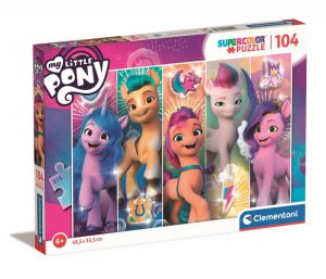 Puzzle 104 elementy Super Kolor My Little Pony