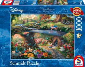 Puzzle Premium Quality 1000 elementów THOMAS KINKADE Alicja w Krainie Czarów (Disney)