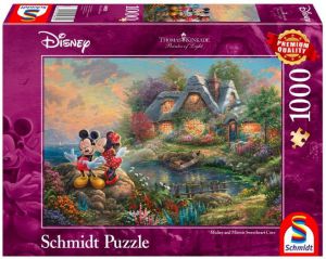 Puzzle Premium Quality 1000 elementów THOMAS KINKADE Myszka Miki & Minnie (Disney)