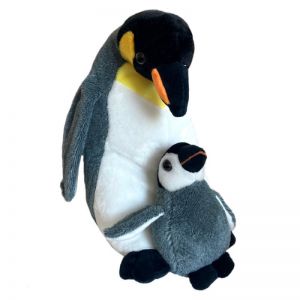 Maskotka Pingwin z dzieckiem 20 cm