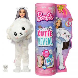 Laka Barbie Cutie Reveal Miś polarny