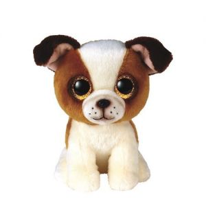 Maskotka TY Pies Hugo brązowo-biały 15 cm