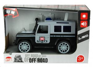 Pojazd Jeep Policja światło/dźwięk w pudełku