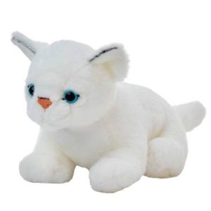 Maskotka Kot biały 30 cm