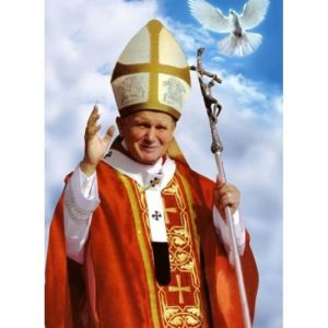 Diamentowa mozaika - Papież Jan Paweł II