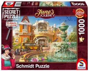 Puzzle Premium Quality 1000 elementów Junes Journey (Secret Puzzle) Rodzinny dom na Wyspie Orchidei