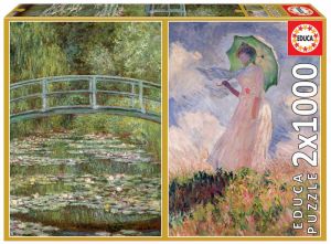 Puzzle 2 x 1000 elementów Claude Monet