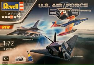 Zestaw upominkowy Samoloty US Air Force 75TH 1/72