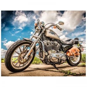 Diamentowa mozaika - Motor Harley