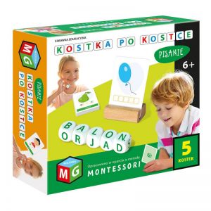 MULTIGRA Montessori Kostka po kostce - pisanie 5 kostek