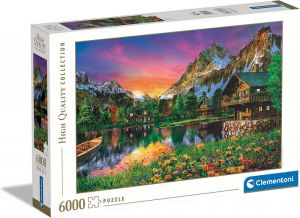 Puzzle 6000 elementów Alpejskie jezioro